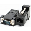 Adaptateur mâle VGA / LAN RJ45 VGA pour extension de câble vidéo