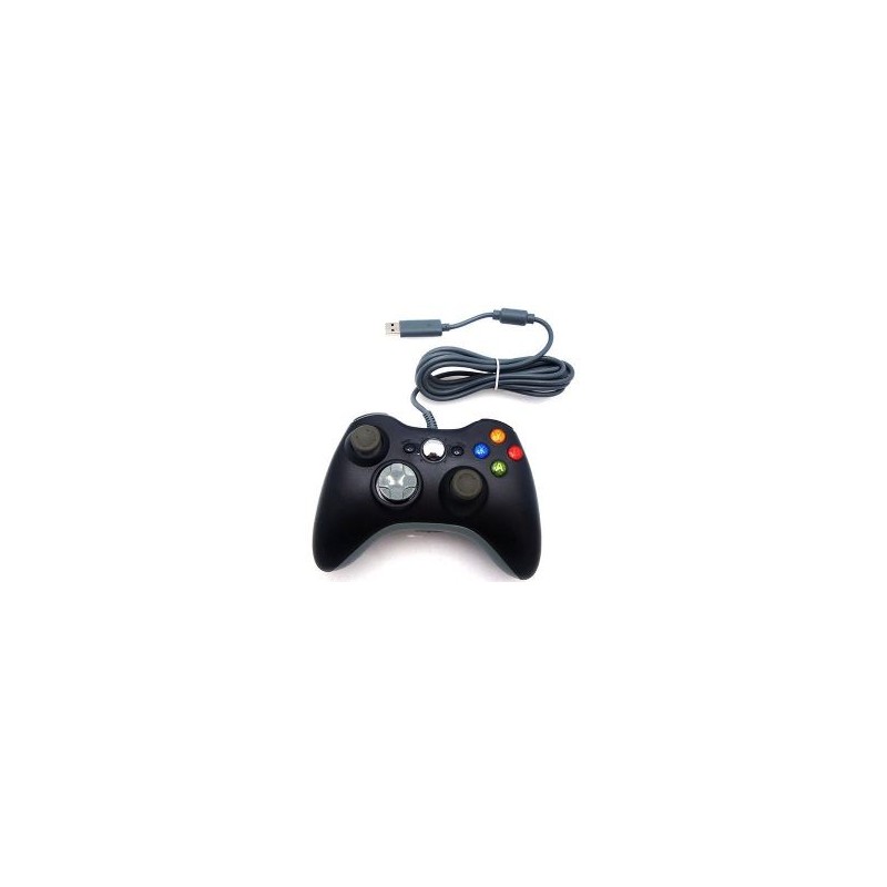 manette Xbox 360 filaire noir