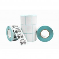 Papier Thermique Autocollant Pour Imprimante, Codes-barres 40X30mn - Blanc
