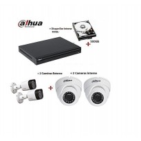 Kit vidéo surveillance HD CVI 4 caméras fixes haute définition